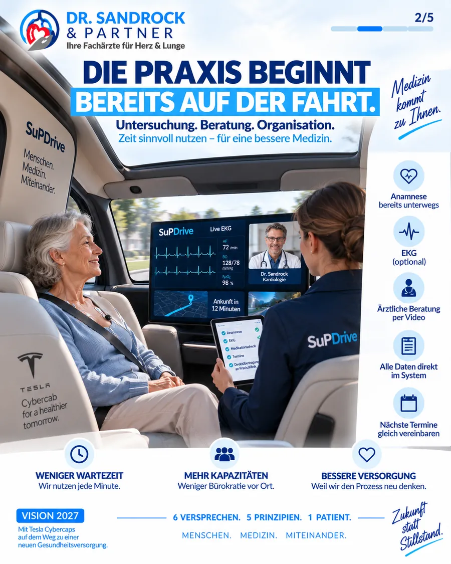 2/5: Die Praxis beginnt bereits auf der Fahrt.